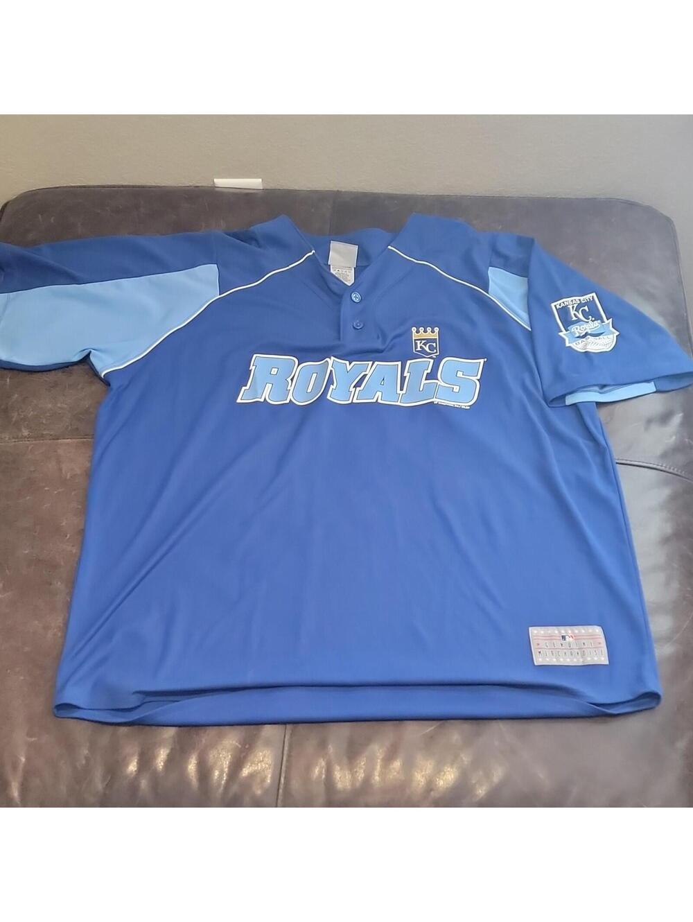 Genuine Merchandise Kansas City Royals Gordon #4 MLB Jersey Blue 2XL 066